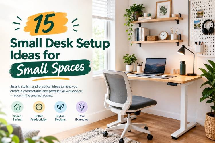 Small Desk Setup Ideam